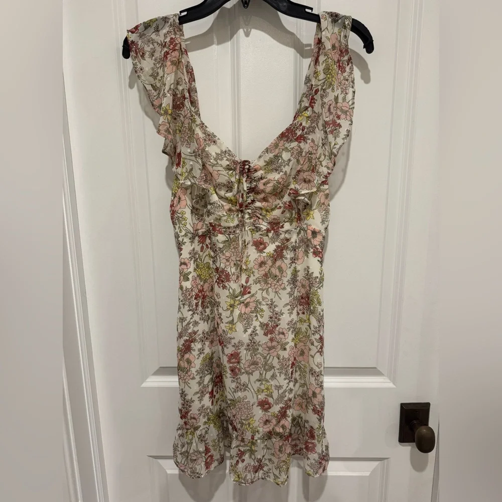superdown Floral Ruffle Mini Dress - Picture 2 of 3
